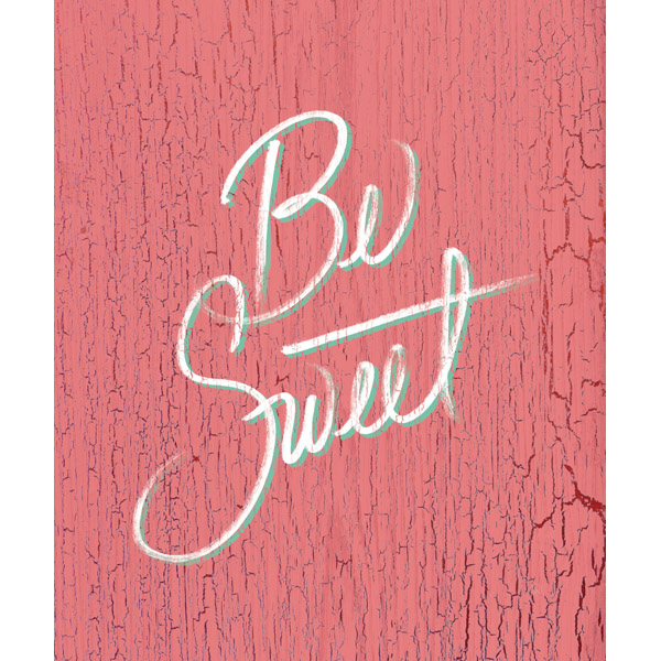 Be Sweet - Crack Paint Pink