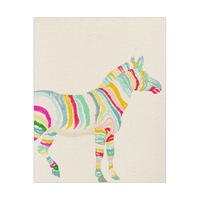 Rainbow Stripe Zebra 