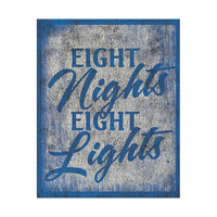 Eight Nights Eight Lights Stencil 