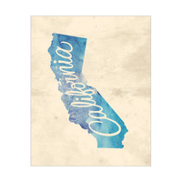 Vintage Map - California