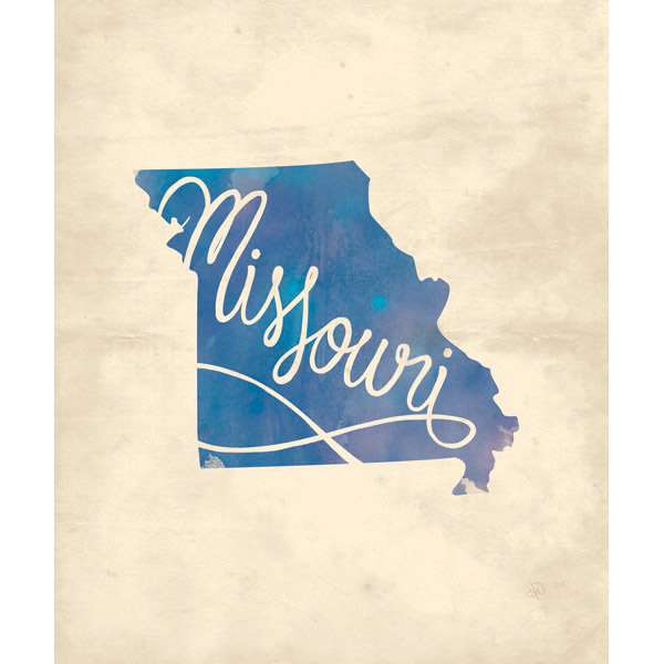 Vintage Map - Missouri