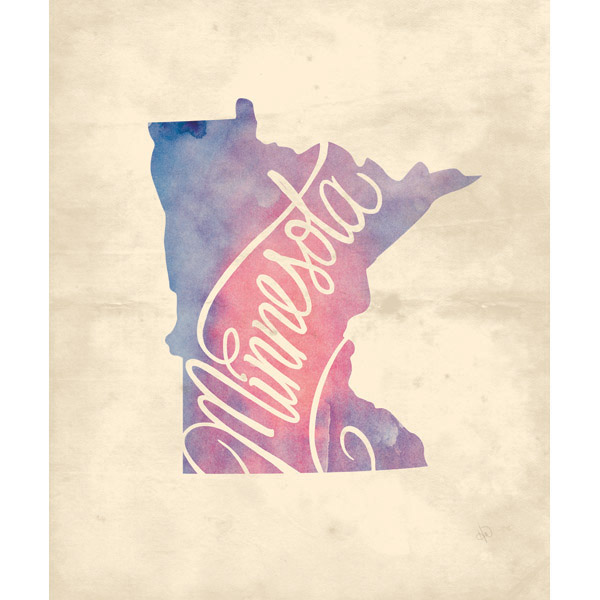 Vintage Map - Minnesota