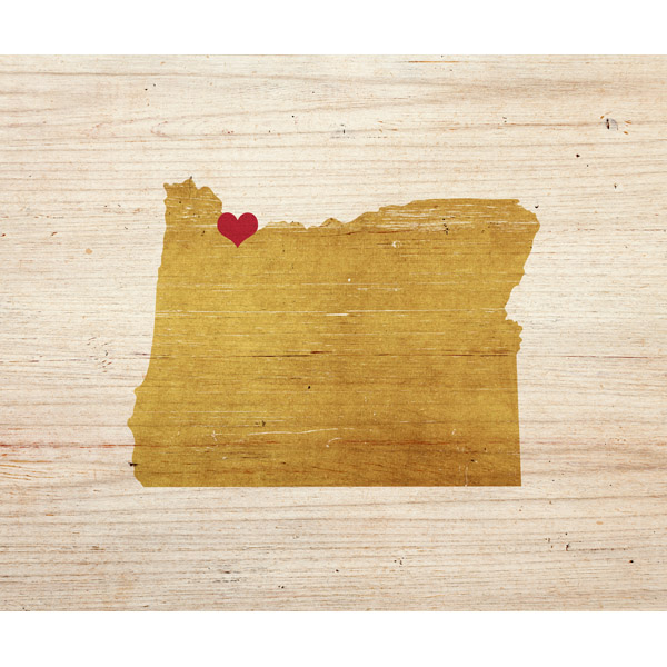 Heart Portland - Wood