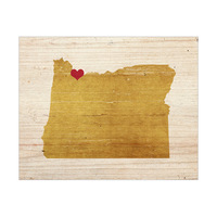 Heart Portland - Wood
