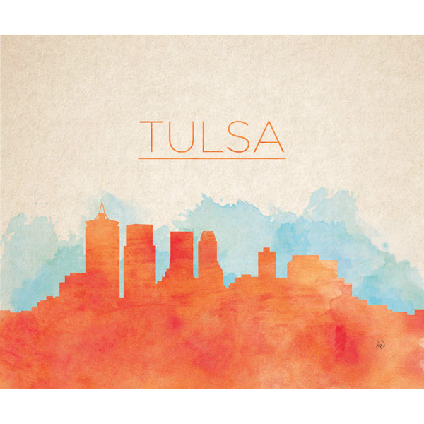 Tulsa Silhouette Orange