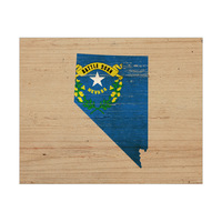 State Flag NV - Wood