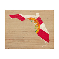 State Flag FL - Wood