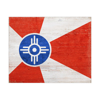 Wichita Flag - Wood