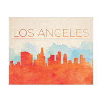Orange Los Angeles Skyline
