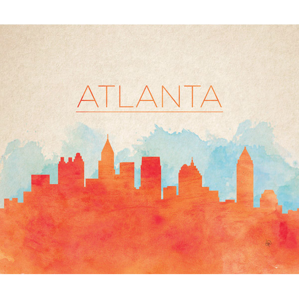 Atlanta Silhouette - Orange