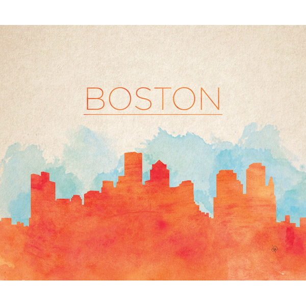Boston Silhouette - Orange