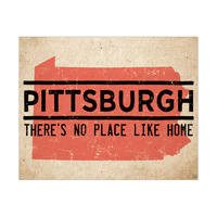 Pittsburgh Home - Red