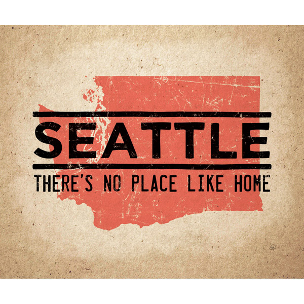 Seattle Home - Paper Red
