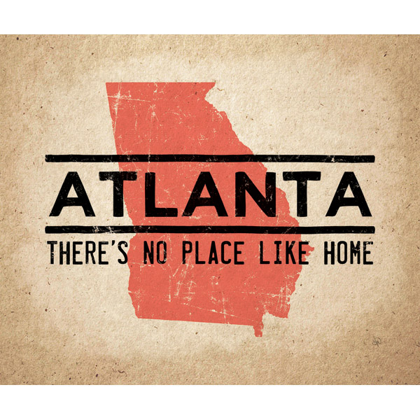 Atlanta Home Red- Paper