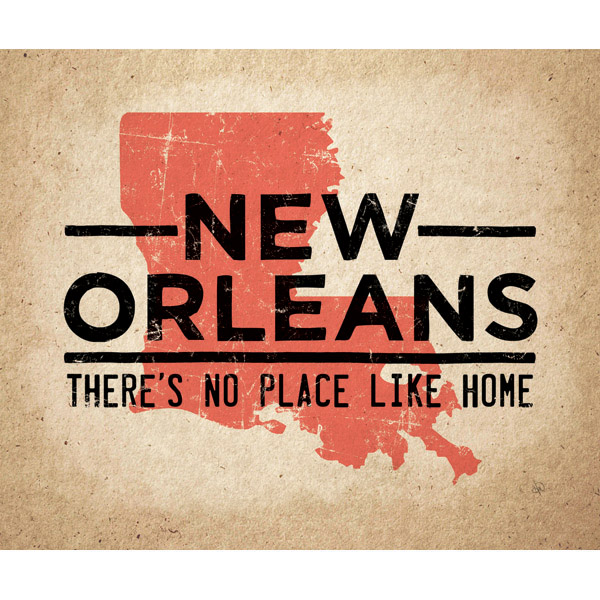 New Orleans Home - Red