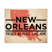 New Orleans Home - Red