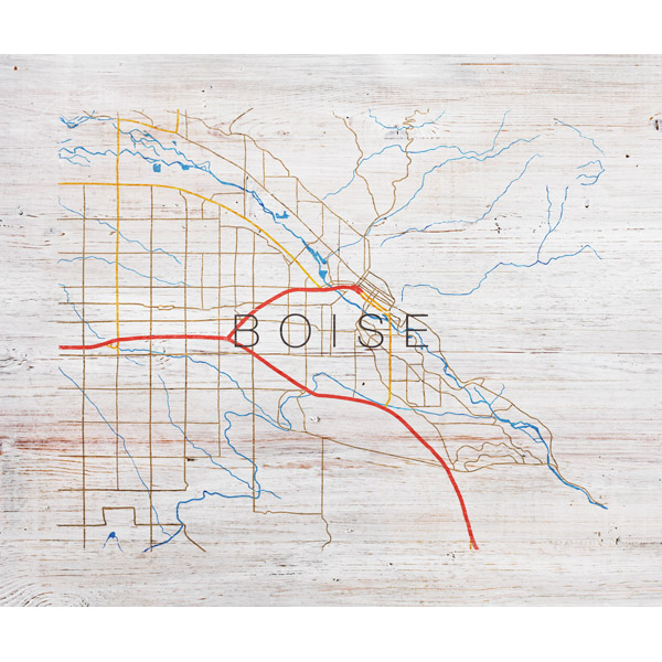 Boise City Roads Type - Wood