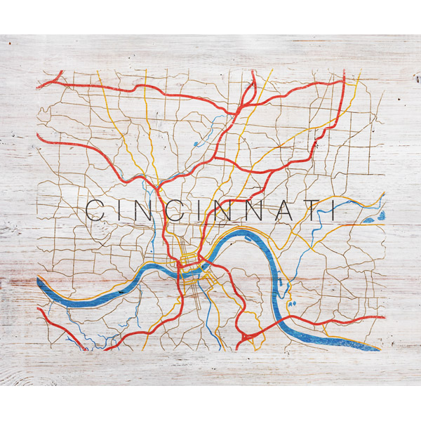 Cincinnati City Roads Type - Wood