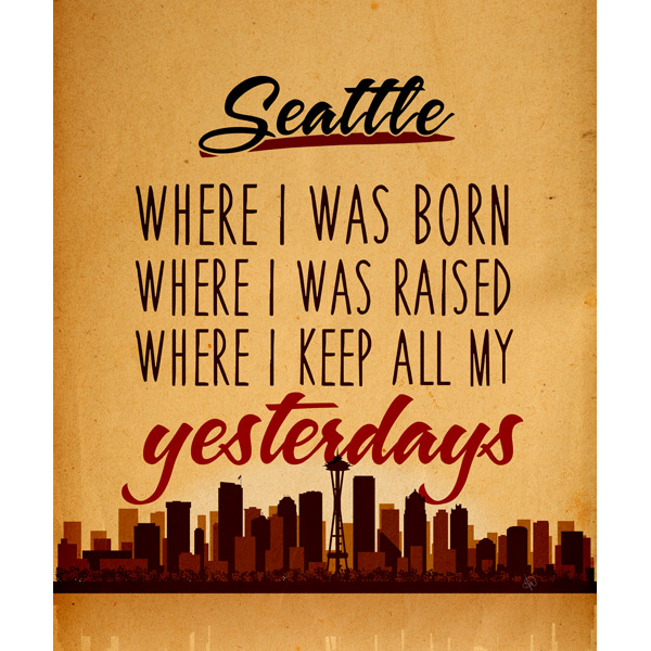 Seattle Yesterdays - Brown