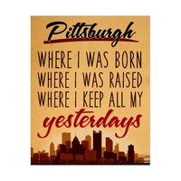 Pittsburgh Yesterdays Brown