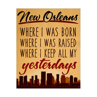 New Orleans Yesterdays Brown