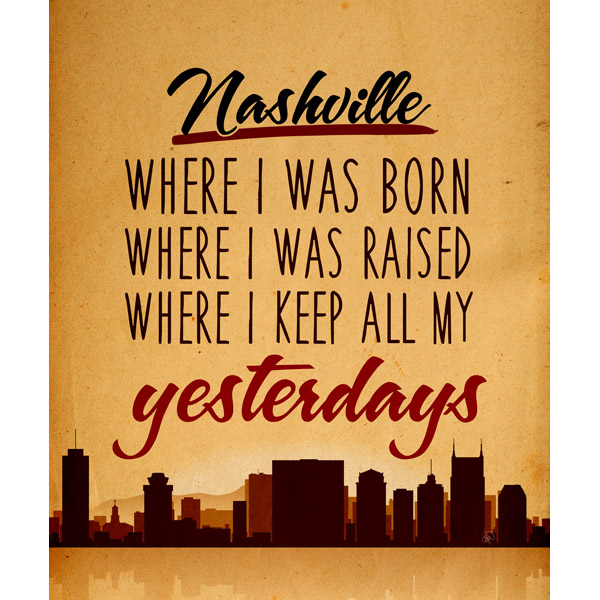 Nashville Yesterdays Brown
