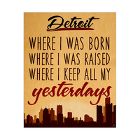 Detroit Yesterdays Brown