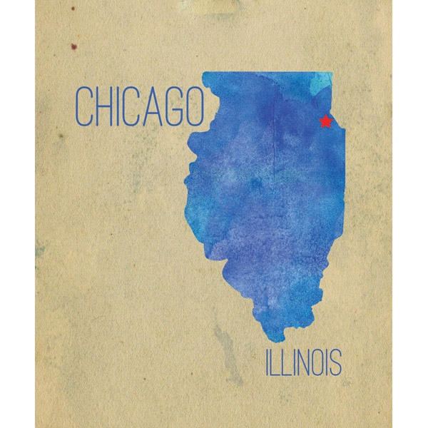 Chicago Star Blue - Paper