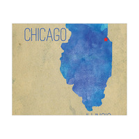 Chicago Star Blue - Paper