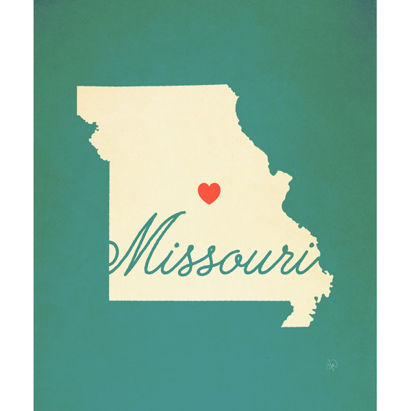Missouri Heart Aqua