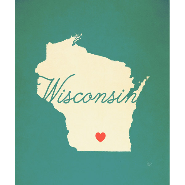 Wisconsin Heart Aqua