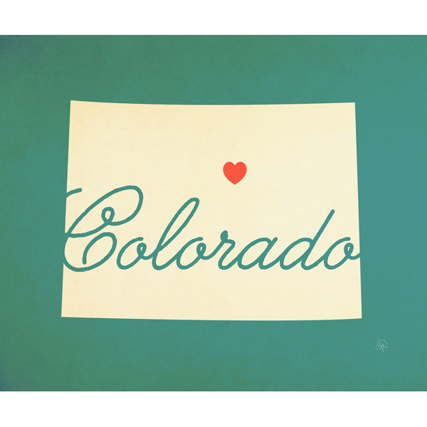 Colorado Heart Aqua