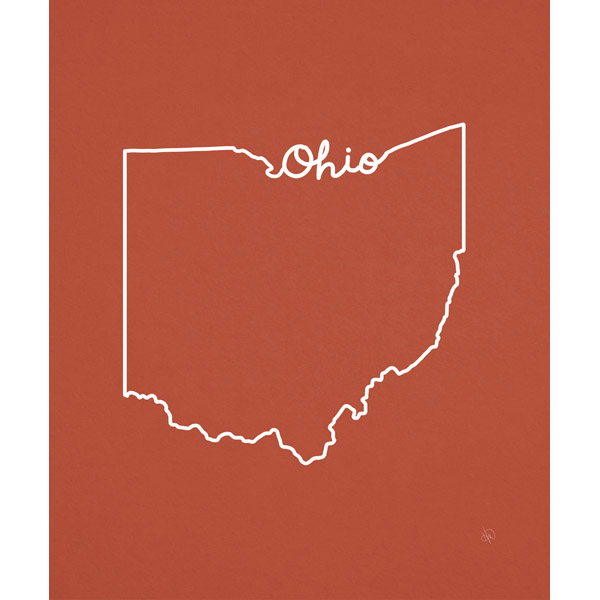 Ohio Script Red