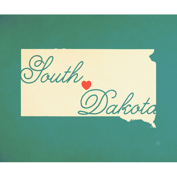 South Dakota Heart Aqua