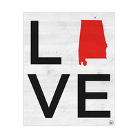 Simple Love State Alabama Red