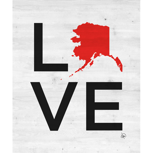 Simple love State Alaska Red