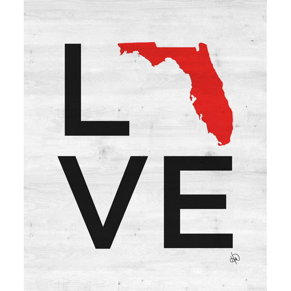 Simple Love State Florida Red