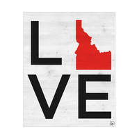 Simple Love State Idaho Red