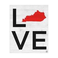 Simple Love State Kentucky Red