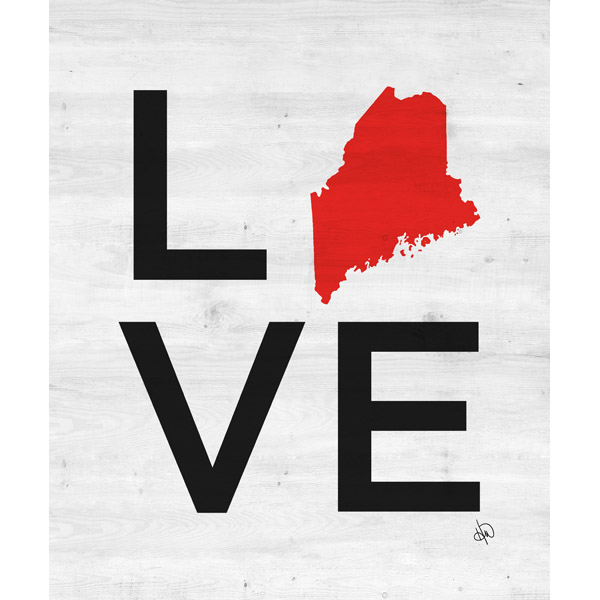 Simple Love State Maine Red
