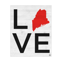 Simple Love State Maine Red