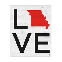 Simple Love State Missouri Red