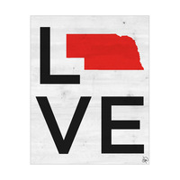 Simple Love State Nebraska Red