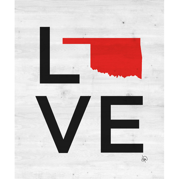 Simple Love State Oklahoma Red