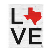 Simple Love State Texas Red