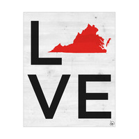 Simple Love State Virginia Red
