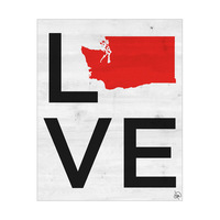 Simple Love State Washington Red