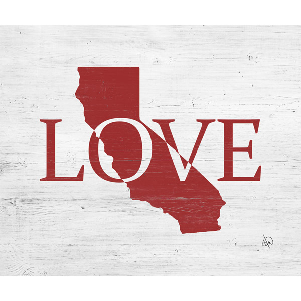 Rustic Love State California Red