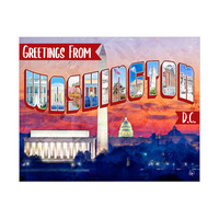 Washington D.C. Postcard