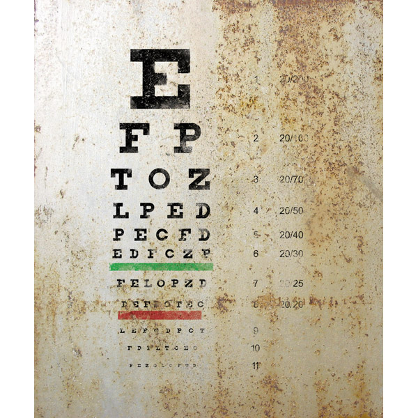 Grunge Eye Chart